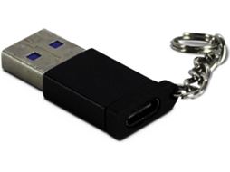 Cabo de Dados INTER-TECH (USB-C - USB A - Preto)