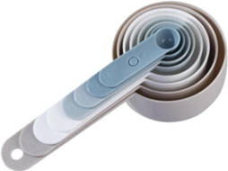 Conjunto De 8 Colheres Medidoras Com Escala Cozinha
