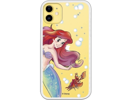 Capa iPhone 11 LA CASA DE LAS CARCASAS Disney Ariel and Sebastian Transparente