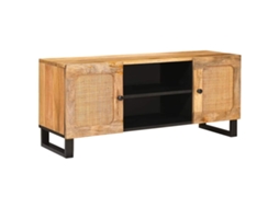 Vidaxl Gabinete Para Tv Com Prateleira Castanho 105 X 33 X 46 Cm