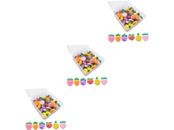 Exceart Conjunto De 90 Tachinhas Decorativas Em Formato Frutas Para