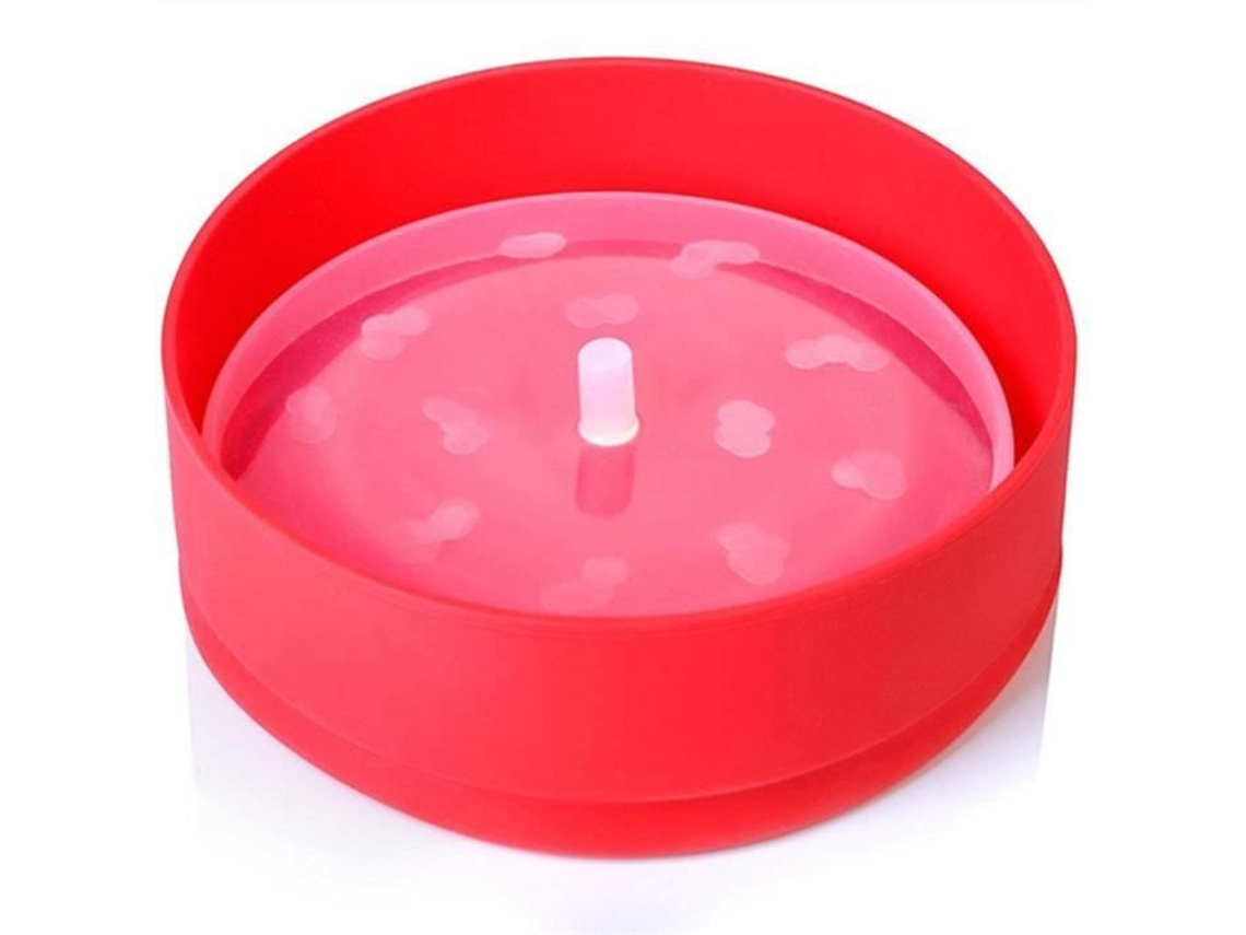 Balde de pipoca dobrável para micro-ondas, grande balde de silicone coberto resistente a altas temperaturas-200145mm OUTAD