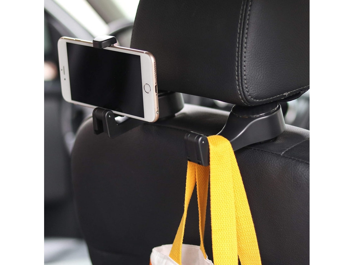 Suporte Universal Multifuncional Para Celular No Encosto De Cabeça Do Banco Traseiro Do Carro