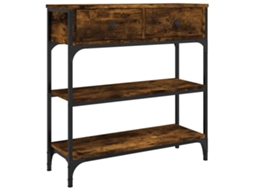 Mesa Consola Derivados de Madeira Carvalho Fumado MAISON EXCLUSIVE 72,5x25x75 cm
