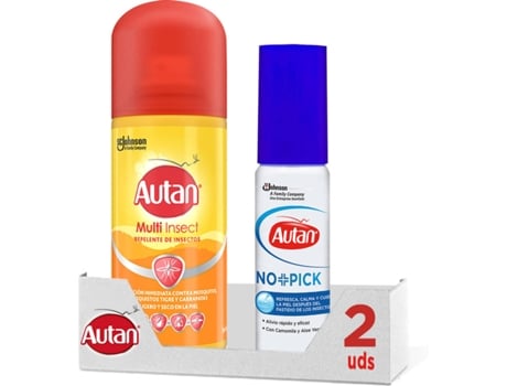 Pack Repelente Multi-Insectos + Tratamento Picadas AUTAN PROTECTION PLUS