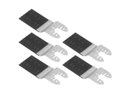 5 Peças Lâmina De Ferramenta Oscilante Universal De Liberação Rápida Para Madeira Plástico 34mm Bimetal