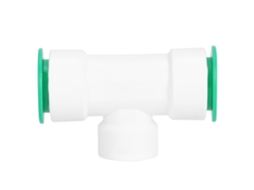 Conector em T de Pvc Ppr 32mm com Rosca Feminina 3/4 para Conexão de Tubos S/MARCA