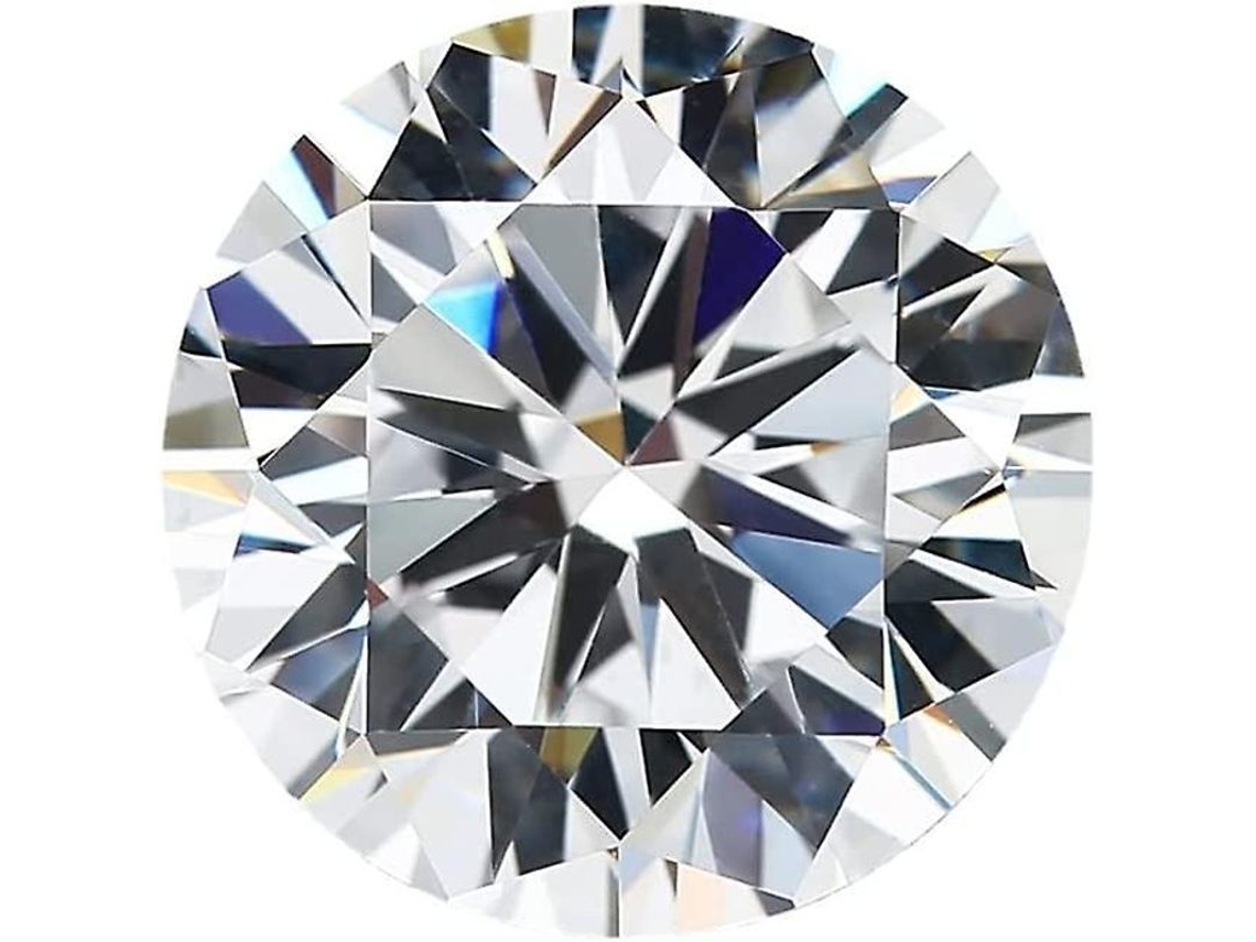 Pedras De Zirkónia Cúbica Redonda Brilhante Branca 4.0mm, 100pcs Para Joias E Diy