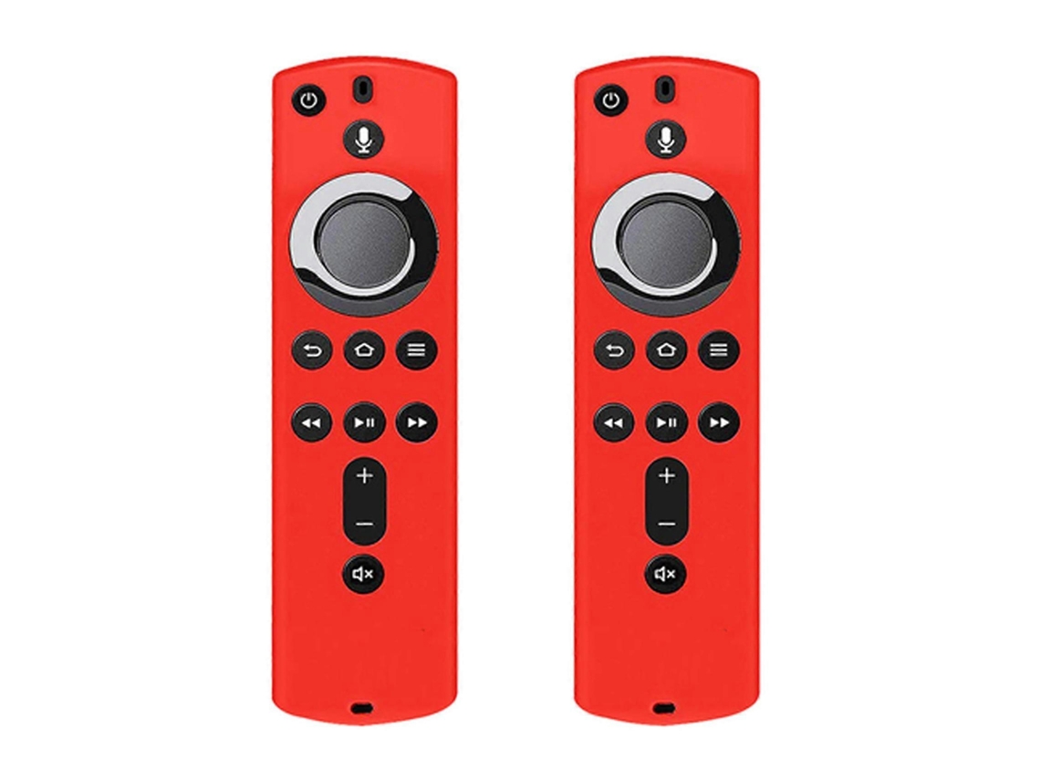 2 Unidades De Capa Protetora De Silicone Para Controle Remoto Do Amazon Fire Tv Stick 4k (5,9 Polegadas) - 3 Unidades_glo