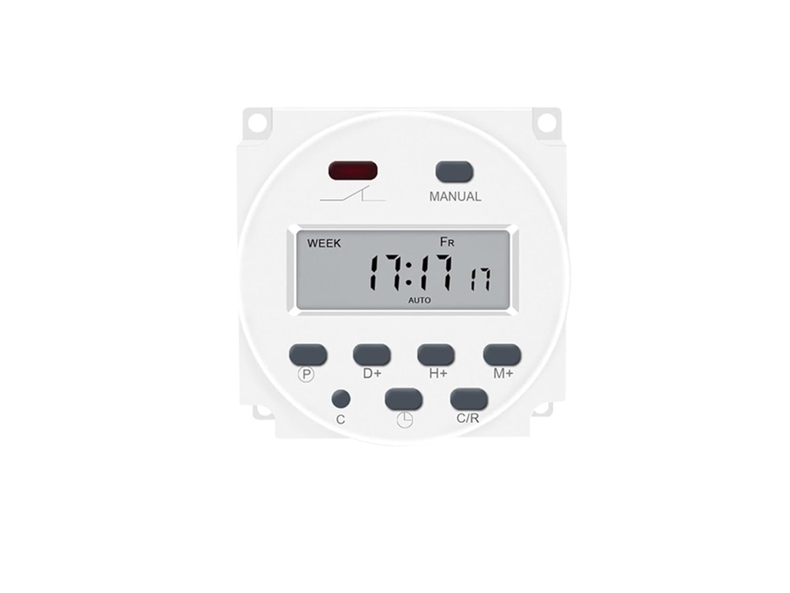 Relé De Potência Com Temporizador Digital Programável Cn101a