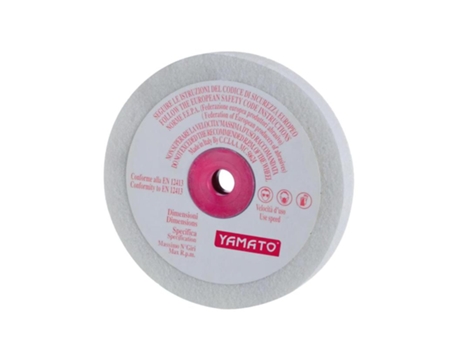 Muela esmeriladora yamato 120 w. 125x15x12,6 mm. grano 100