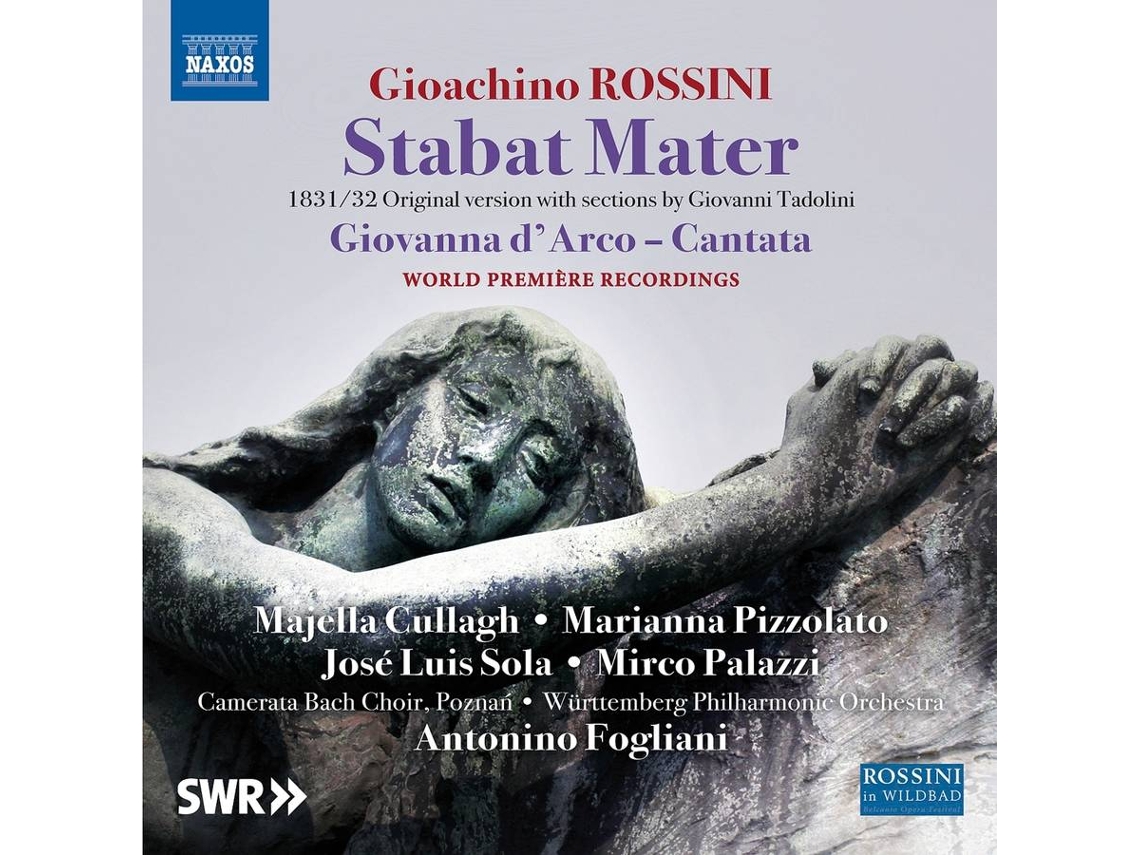 CD Cullagh/Pizzolato/Sola/Palazzi/Fogliani/+ - Stabat Mater/Giovanna d'Arco (Cantata) (1CD)
