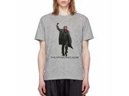 Rockinstone Breakfast Club Movie Fist Pump Cut Out Heather Gray Adult T-shirt Size:m