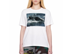 Rockinstone Jaws Movie Sea Legs White Adult T-shirt Size:xxxl