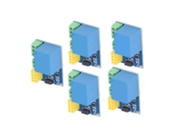 Módulo Relé Wifi Controle App 5pcs Diy