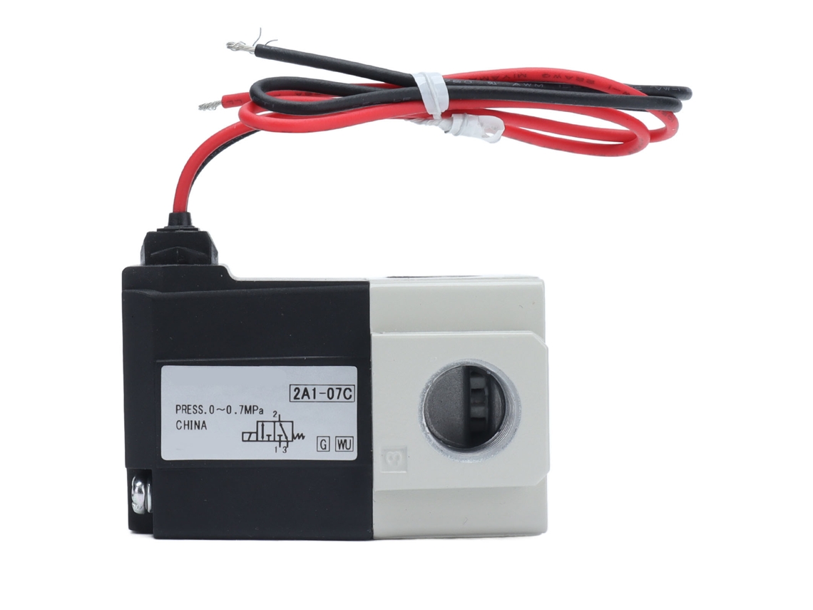 Válvula Solenóide Pneumática 2 Posições 3 Vias G1/4 Para Controle De Sobrealimentação Elétrônico