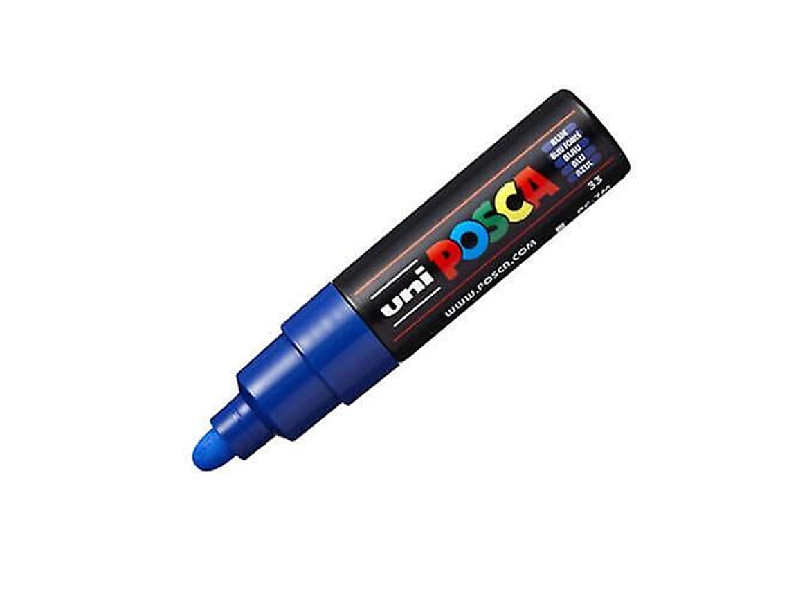 Marcadores De Tinta À Base De Água Uni Posca Pc 7m Com Ponta Larga De 4,5 Mm A 5,5 Mm Olysi Shop