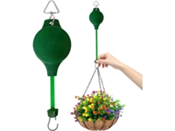 Suporte Retrátil para Pendurar, com Gancho para Flores e Polia Suporte Ajustável para Rega de Vasos, Comedouros de CHABERLU