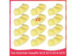 12pcs Steam Mop Cloths Cover For Easyfix Sc2 Sc3 Sc4 Sc5 Handheld Vacuum Cleaner Parts Microfiber C