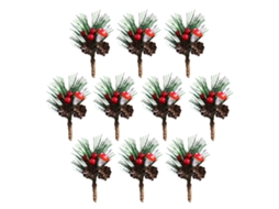 Enfeites de Natal com Frutas Artificiais e Bagas LAXISCREED