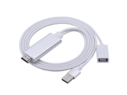 Cabo Lightning para Hdmi, Transmissão Hd, Compatível com Dispositivos Apple. EOOCOO