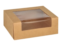 Caixa de Sushi PAPSTAR Pura Dimensões: 195 X 70 X 45 Mm Marrom