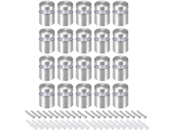 Espaçadores de vidro com parafusos para painéis publicitários em acrílico, 16x23mm CHABERLU