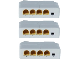 Extensor Poe de 4 Portas 10/100/1000 Mbps, 1 Entrada, 3 Saídas, Gigabit Poe SFUSHOS