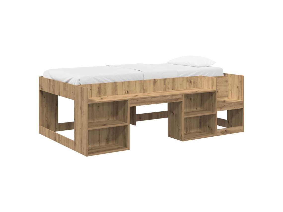 Estrutura de Cama Infantil com Armazenamento MAISON EXCLUSIVE Carvalho Arttisan