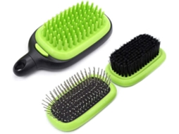 Em 1 Escova Banho Pet Massagem Remove Pelos
