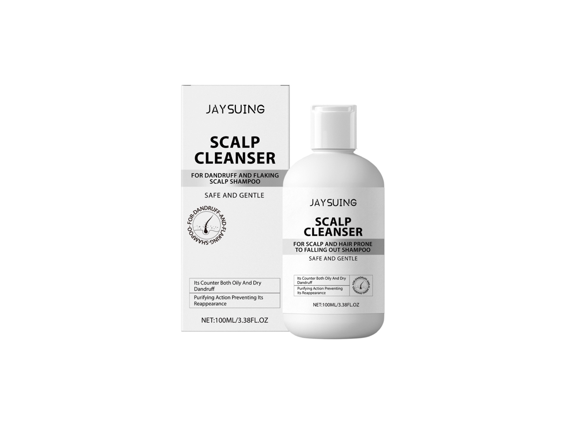 Shampoo Jaysuing Anticaspa para Cabelo Liso, Limpo, Nutritivo e com Brilho LAXISCREED