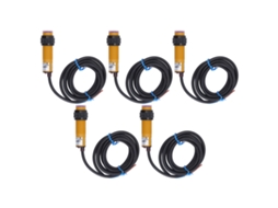 Veloriskku-5 Peças Interruptor Foteléctrico Infrarrojo Módulo Sensor De Evitación De Obstáculos Alcance Ajustable 5-30cm 10-36v Cc