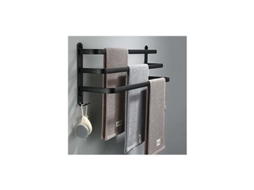 Lurelia Toalheiro, Para Parede, Para Toalhas E Roupas, 50 Cm, Preto