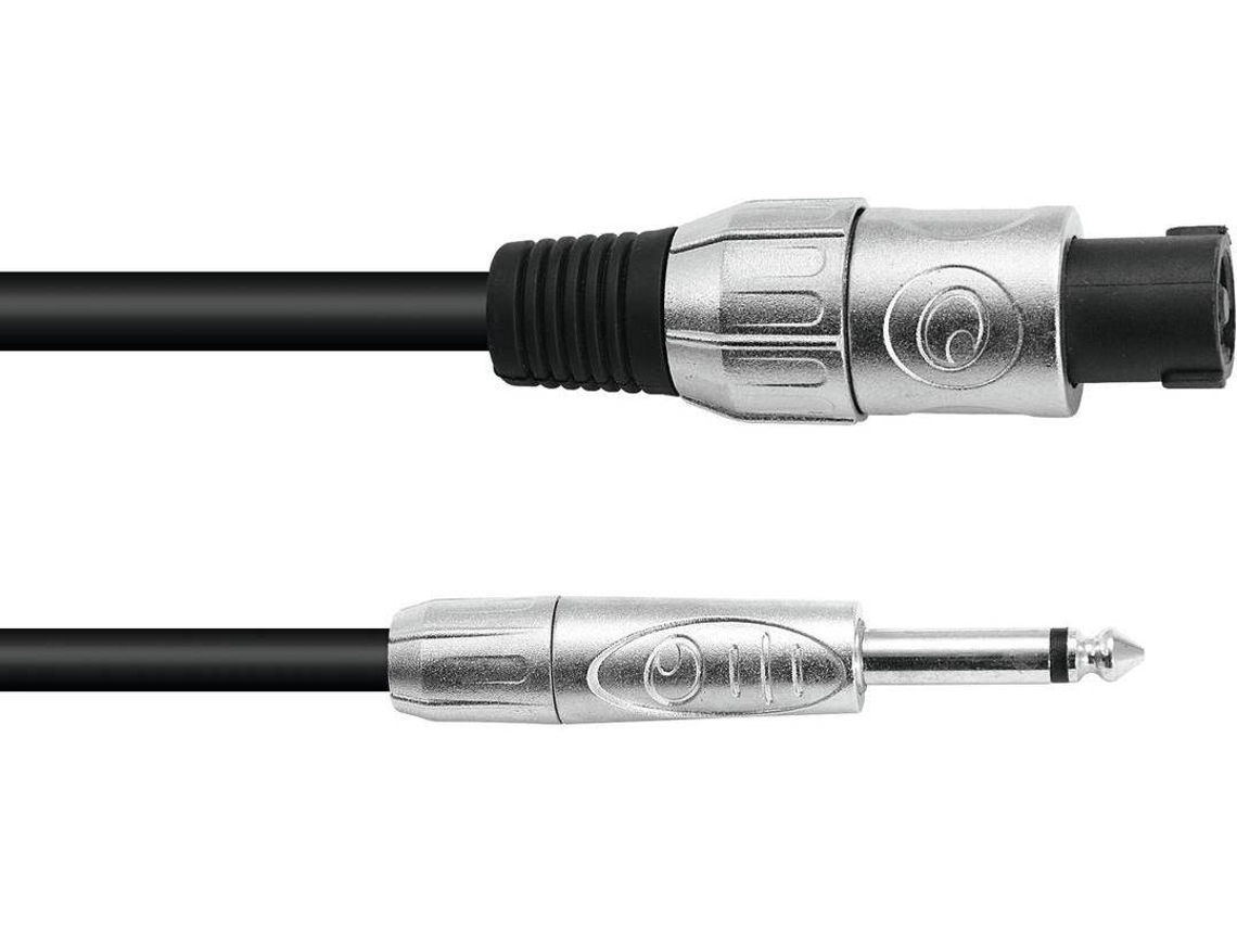 Cabo Adaptador OMNITRONIC Speaker(M)/Jack 5m bk