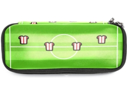 Estojo grande para lápis com táticas de futebol, organizador Maquiagem, ideal para escola, mesa, adultos.