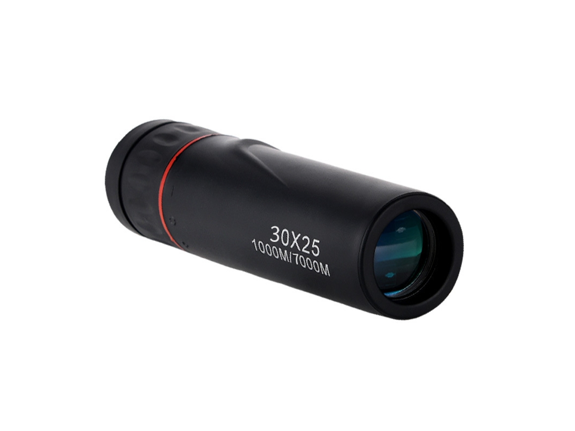 Mini Telescópio Monocular Preto, 30 X 25 Hd, Alta Potência, Ideal para Adultos, Perfeito para Observação de Estrelas e Caça BRILVIBERA