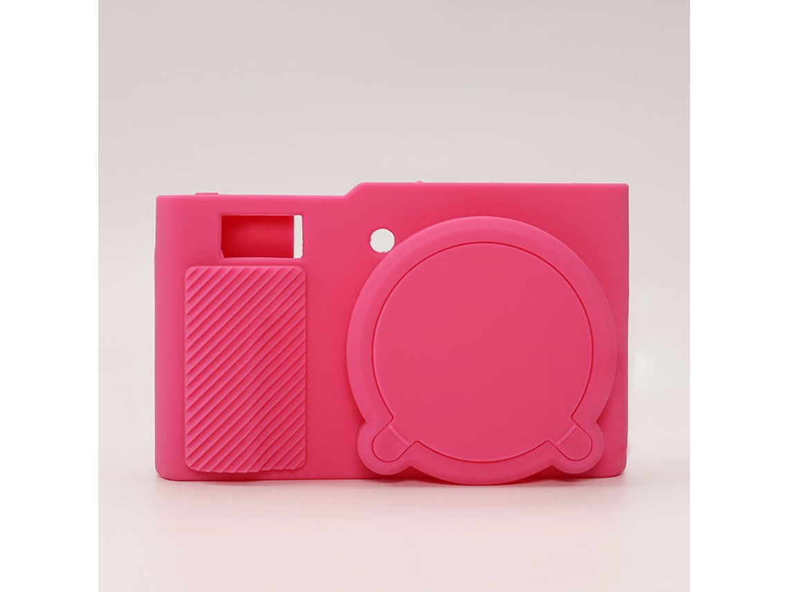 Capa para Panasonic Zs99/ Tz99 Capa de Silicone para Câmera CUICH (rosa avermelhada)