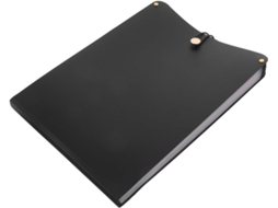 Pasta Expansível De Plástico Com Fole, Organizador Vertical Bolso Para Documentos, Ideal Casa, Escola E