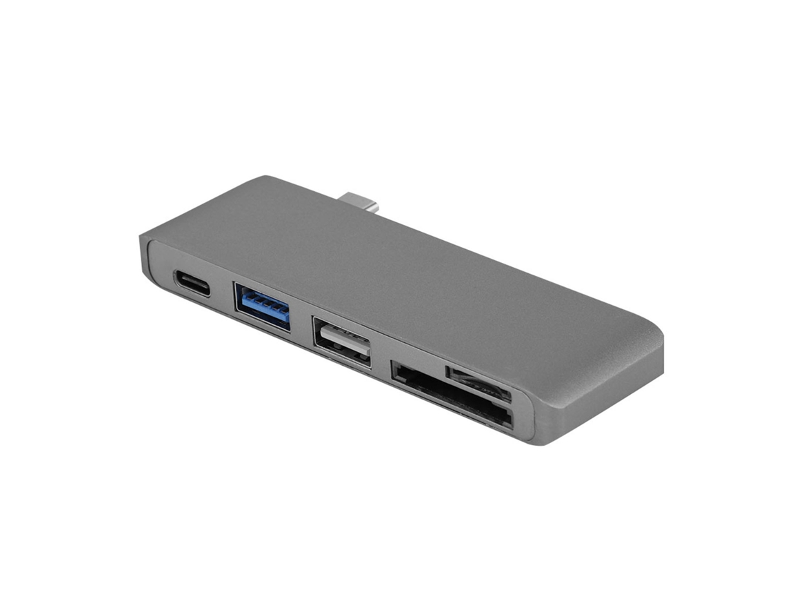 Hub (interface Usb 3.1 Tipo‑c Expansion) Vt103 Hub Preto