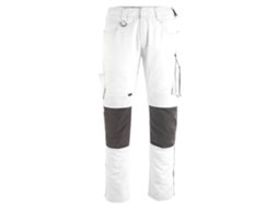 Calças Grandes Com Bolsos Para Joelheiras Unique 12179 Branco 50 / 35 MASCOT
