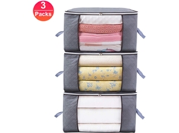 Organizadores Para Edredons, Roupas, Colchas, Roupas De Cama Com Janela Transparente E Zíper Resistente, Bolsas De Armazenamento De Grande Capacidade,
