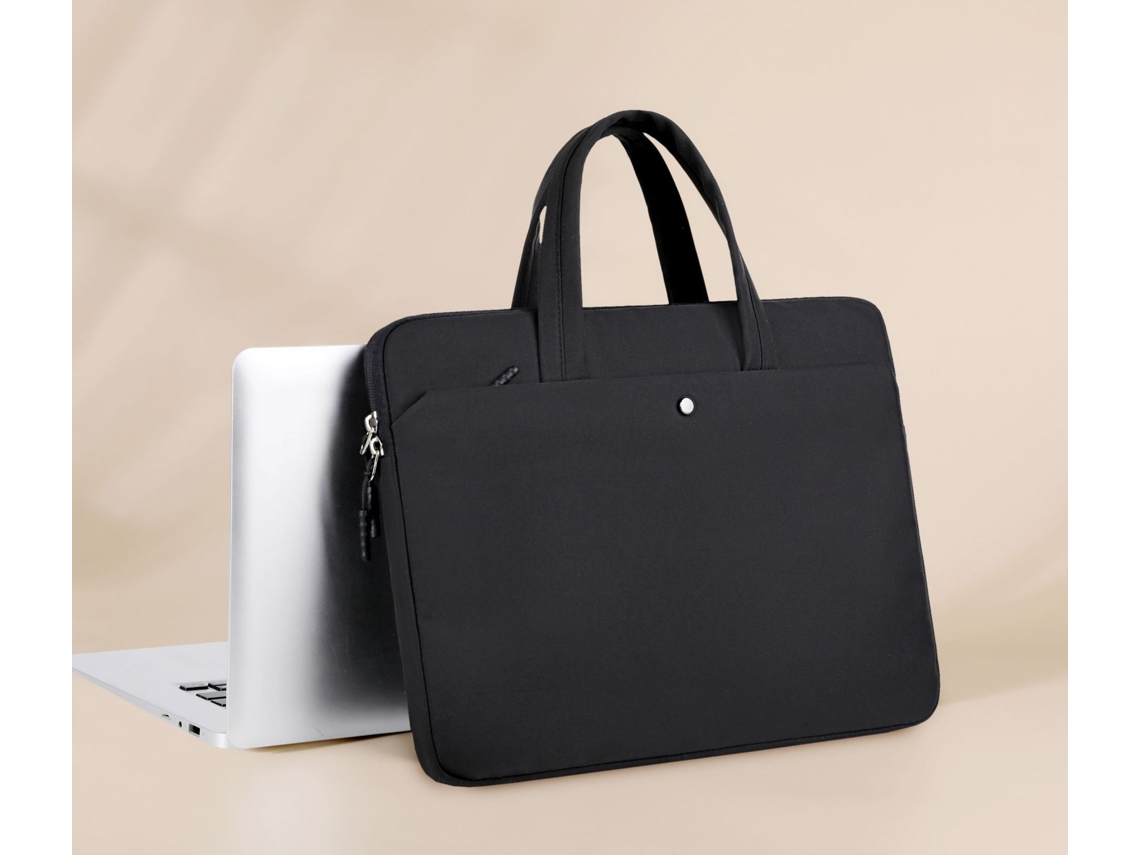 Bolsa Impermeável Para Portátil De 13 A 13,6 Polegadas Com Pega, Leve E Resistente Ao Desgaste. Forro Macio. Preto Hexinyigjly