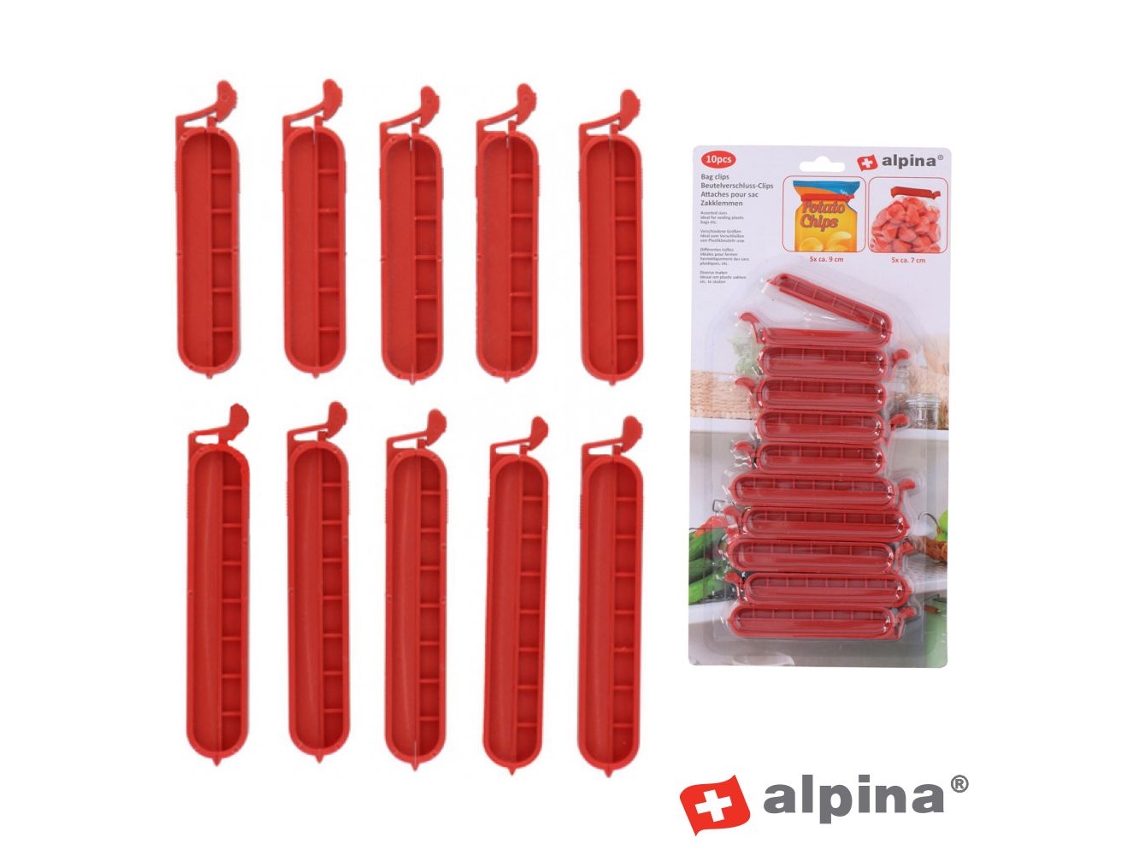 Conjunto Molas De Cozinha Vermelhas Alpina