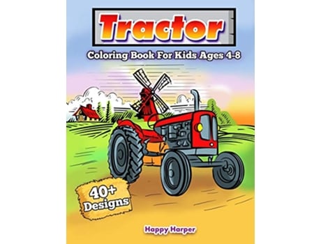 Livro Tractor Coloring Book de Harper Hall (Inglês)