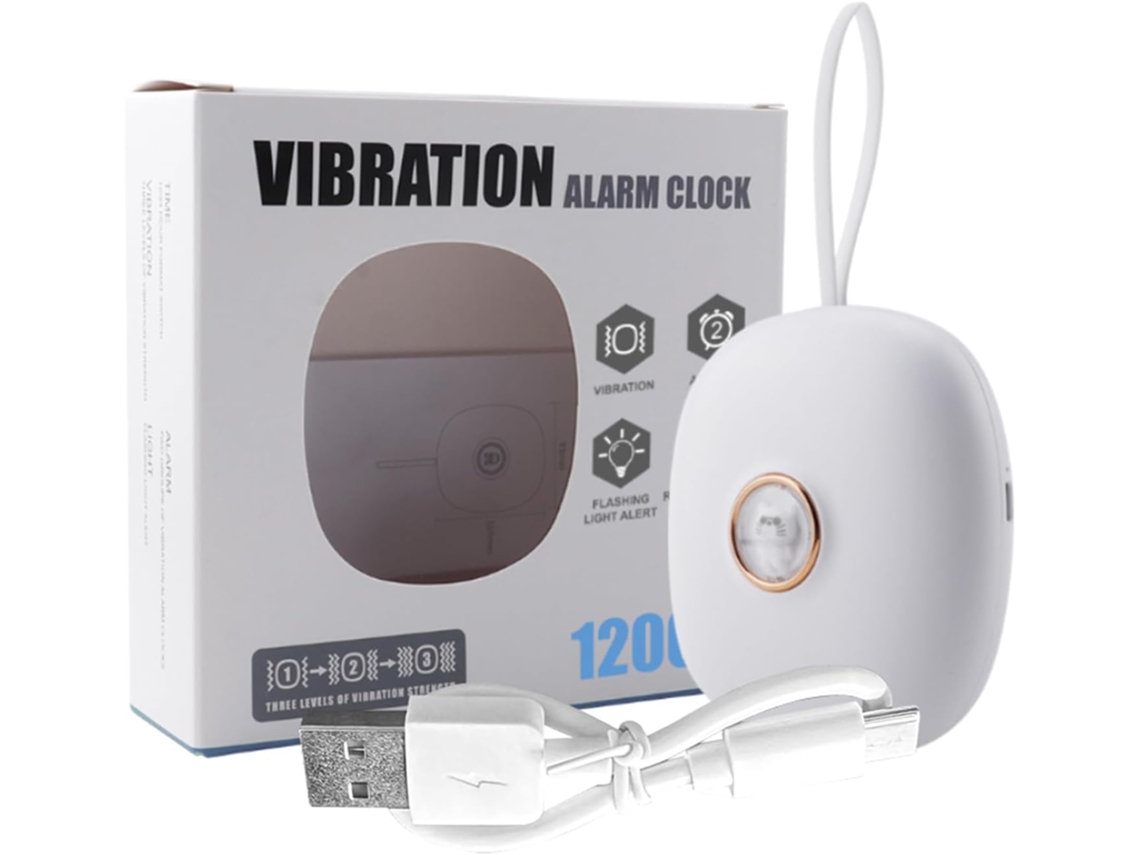 Despertador Vibratório, Dispositivo De Despertar Sonoro, 2 Modos Multifuncionais Para Quarto