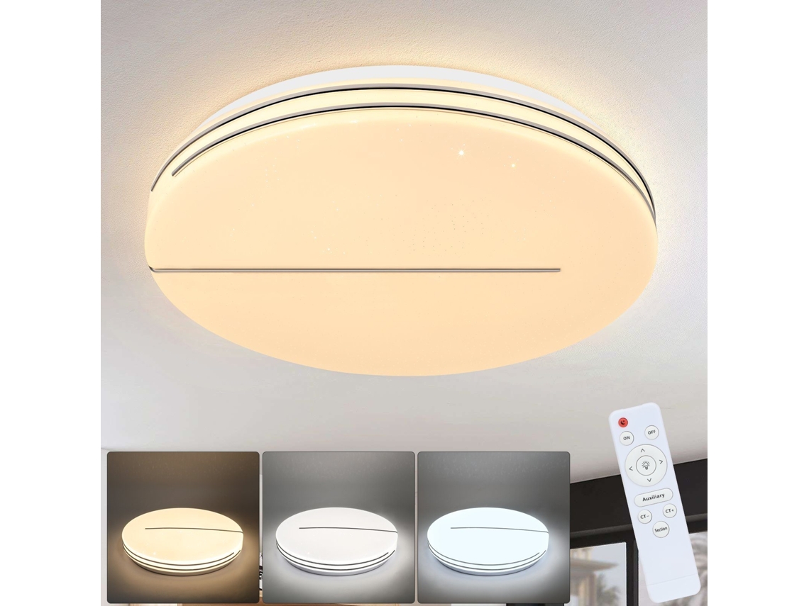 Zmh Luminária De Teto Led Star Luminária De Teto Para Cozinha Branco Quente