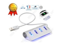Tomada Usb Prática Branca 4 Portas Compacta Design Para Viagem Brilvibera