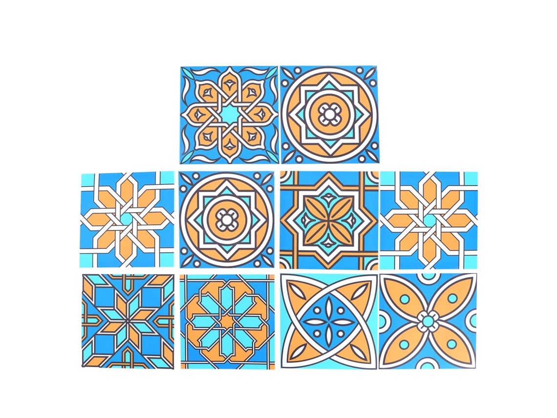 Conjunto de 10 Adesivos Autocolantes, Água, Quarto | S/MARCA