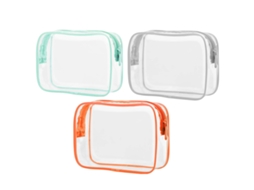 Bolsa de Higiene Transparente com Zíper para Viagem NEVEANCE