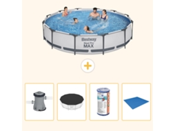 Bestway Piscina Bestway Steel Pro Max Redonda - 366x76 Cm - 5-peças S341